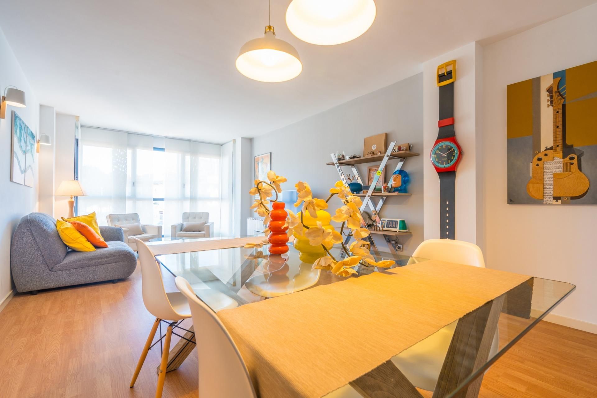 Dining room of Flat for sale in Paiporta  with Air Conditioner, Furnished and Balcony