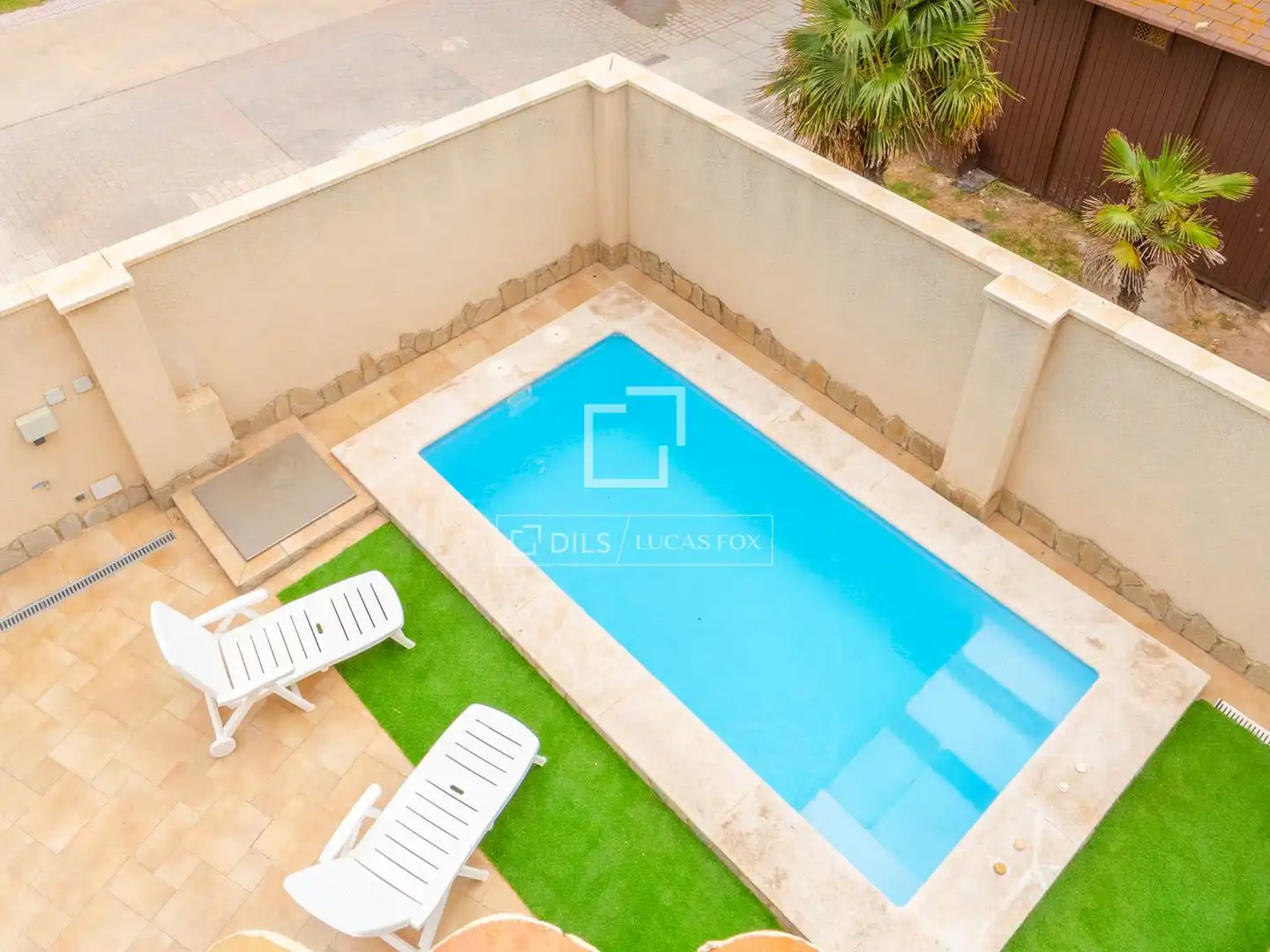 Piscina de Casa o xalet de lloguer en La Pobla de Farnals amb Aire condicionat, Calefacció i Terrassa