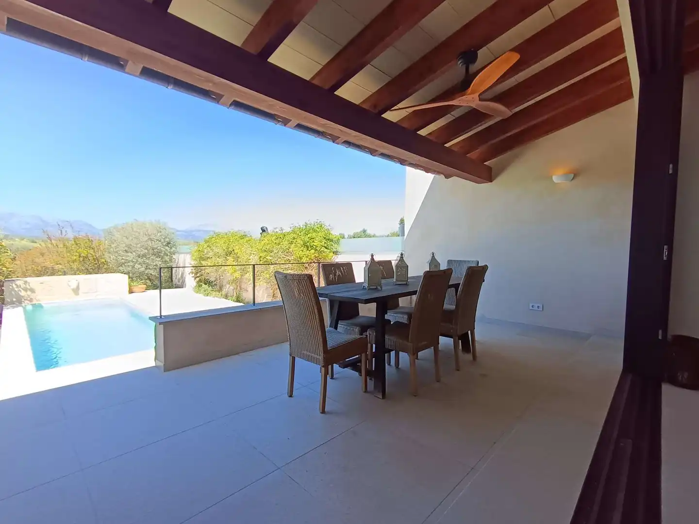 Terrace of Houses for sale in Llubí  with Heating, Terrace and Furnished