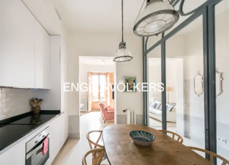 Küche von Wohnung zur Miete in Madrid mit Klimaanlage, Heizung und Möbliert