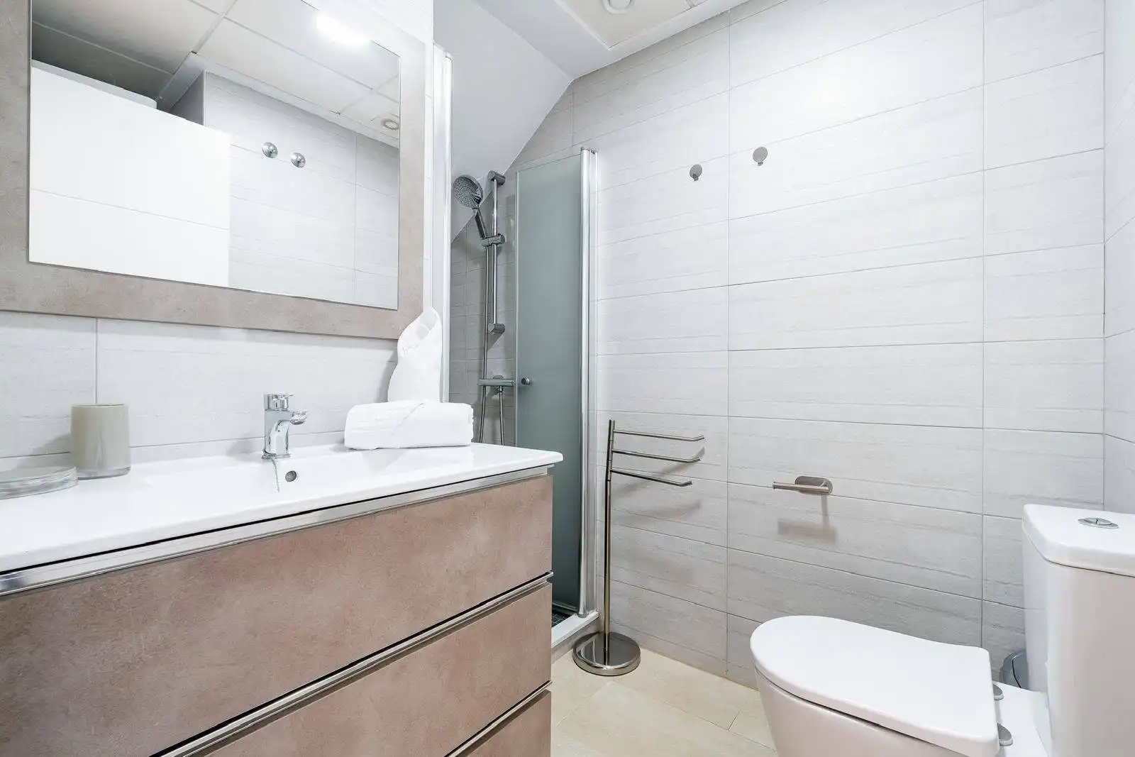 Bathroom of Detached homes for rent in Pilar de la Horadada  with Air Conditioner, Heating and Private garden