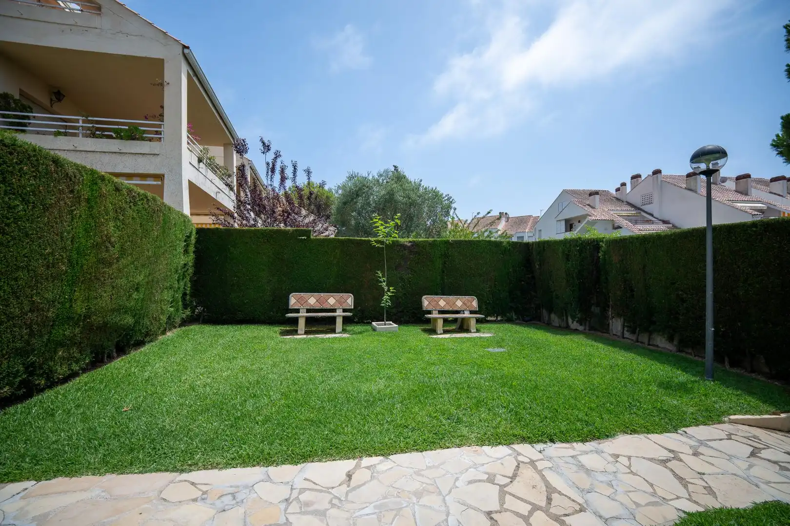 Garten von Erdgeschoss zur Miete in Castell d'Aro, Platja d'Aro i s'Agaró mit Klimaanlage, Heizung und Privatgarten