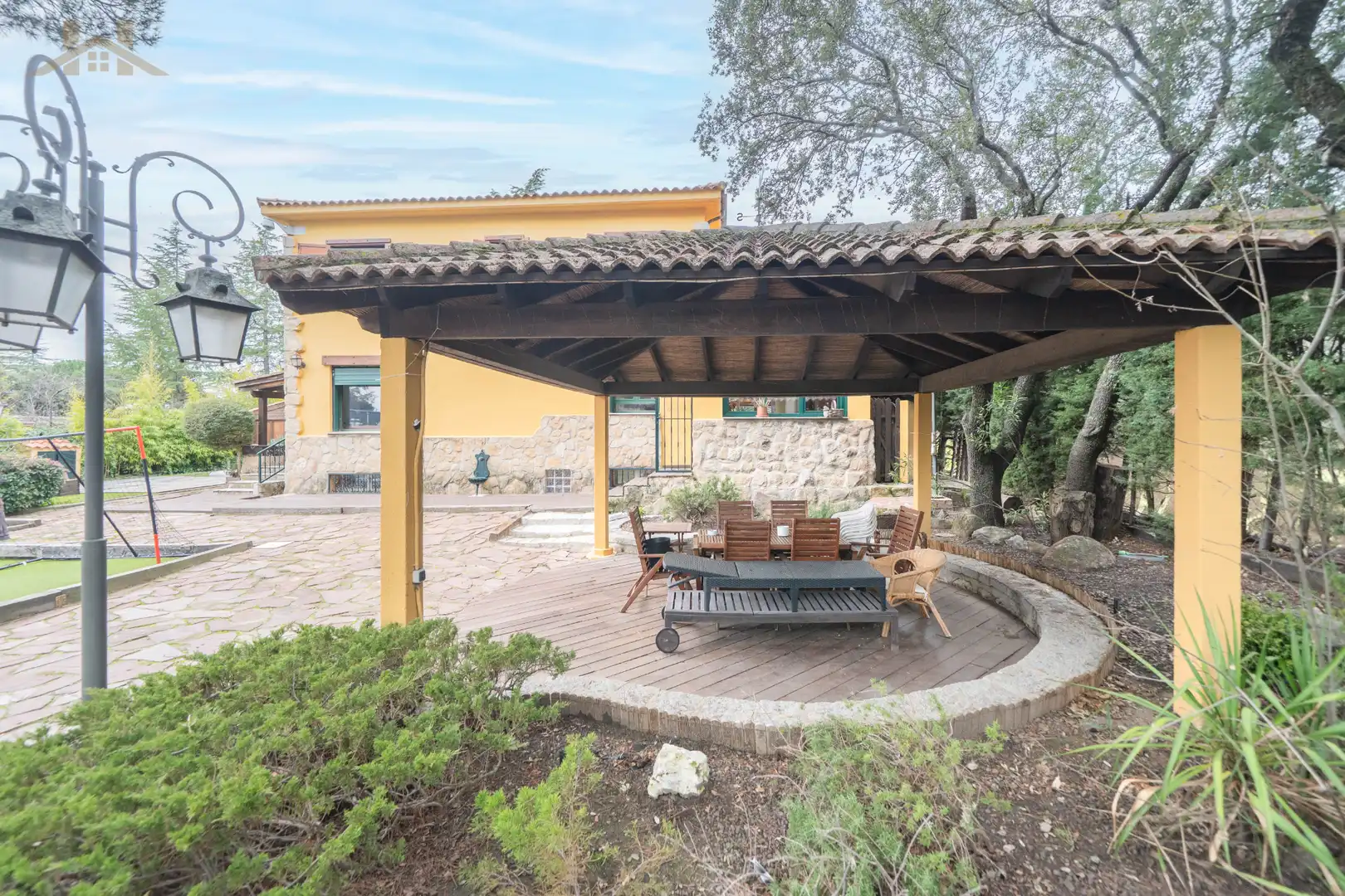 Terrassa de Casa o xalet en venda en Alpedrete amb Jardí privat, Terrassa i Traster