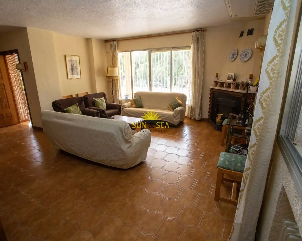 Sala d'estar de Casa o xalet en venda en Las Torres de Cotillas amb Aire condicionat, Calefacció i Jardí privat