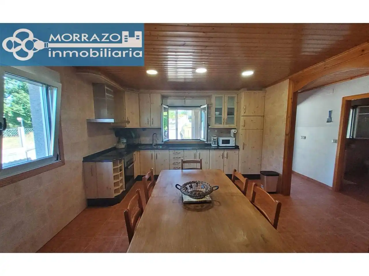 Cocina de Casa o chalet en venta en A Estrada  con Aire acondicionado, Piscina y Amueblado