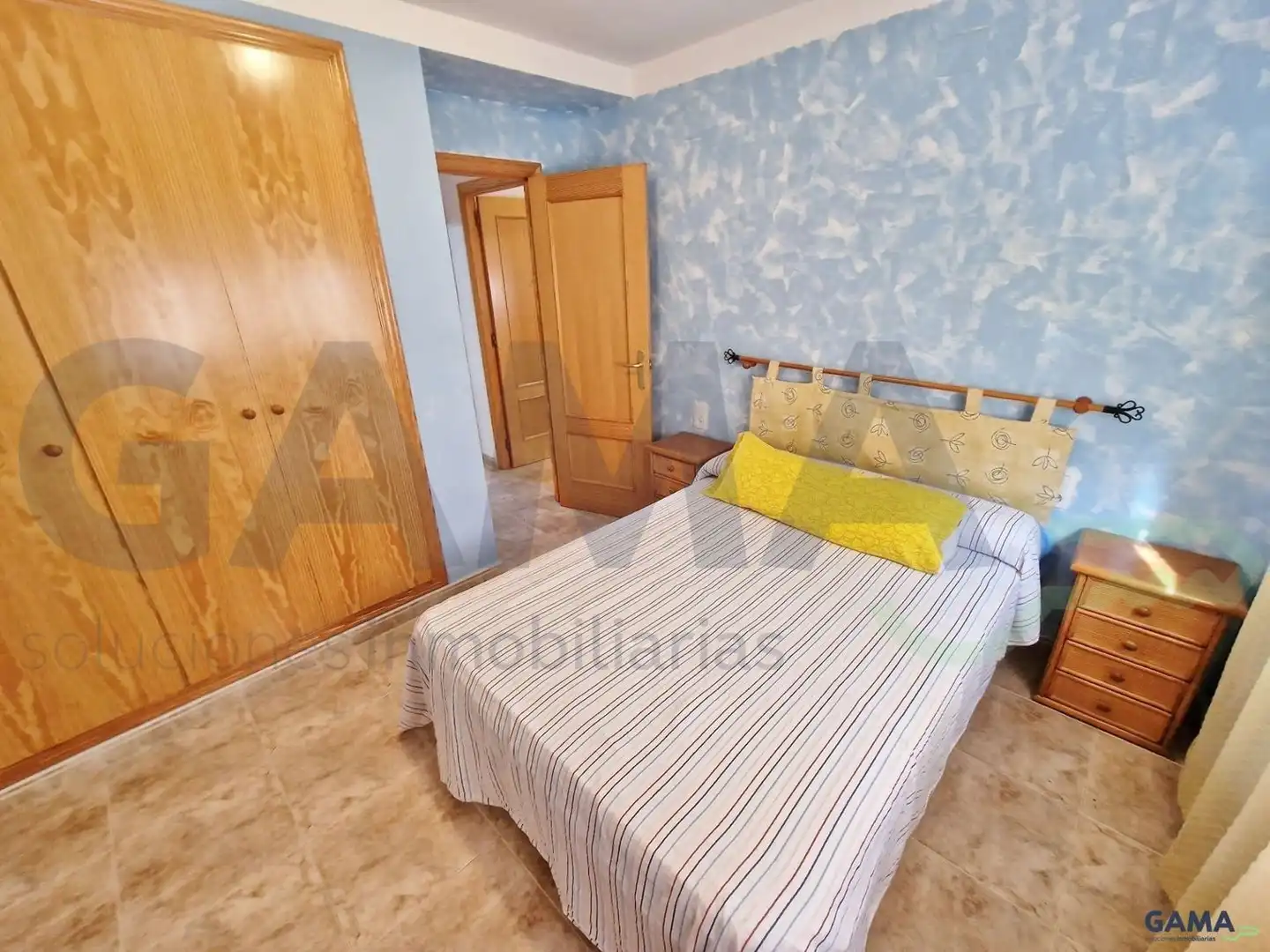 Schlafzimmer von Wohnung zur Miete in Tavernes de la Valldigna mit Terrasse, Schwimmbad und Möbliert