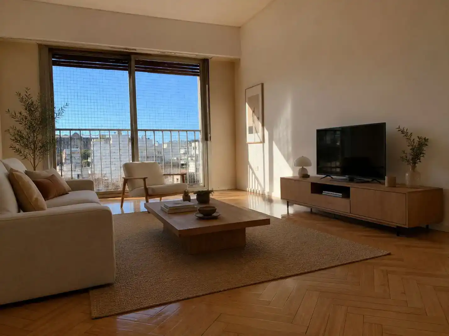 Living room of Flat for rent in Santa Eulàlia