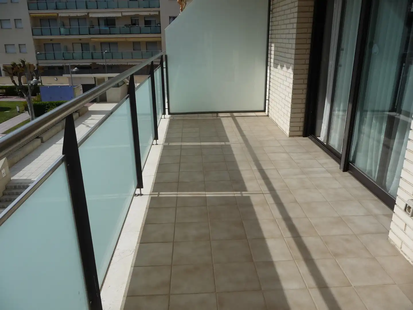 Terrasse von Wohnungen zum Verkauf in Lloret de Mar mit Klimaanlage, Heizung und Terrasse