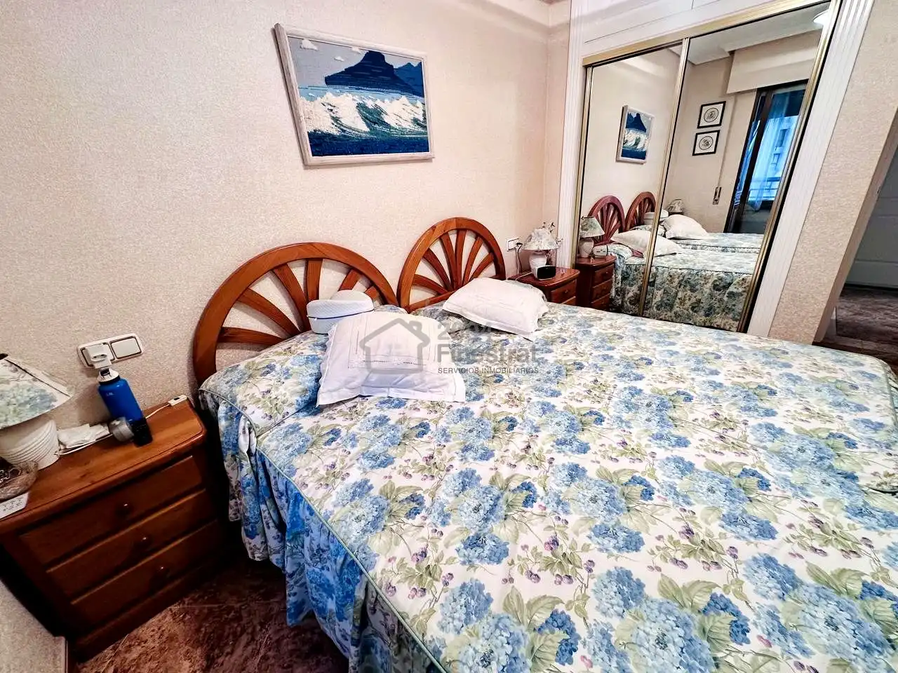 Schlafzimmer von Wohnungen zum Verkauf in Finestrat mit Klimaanlage, Privatgarten und Terrasse