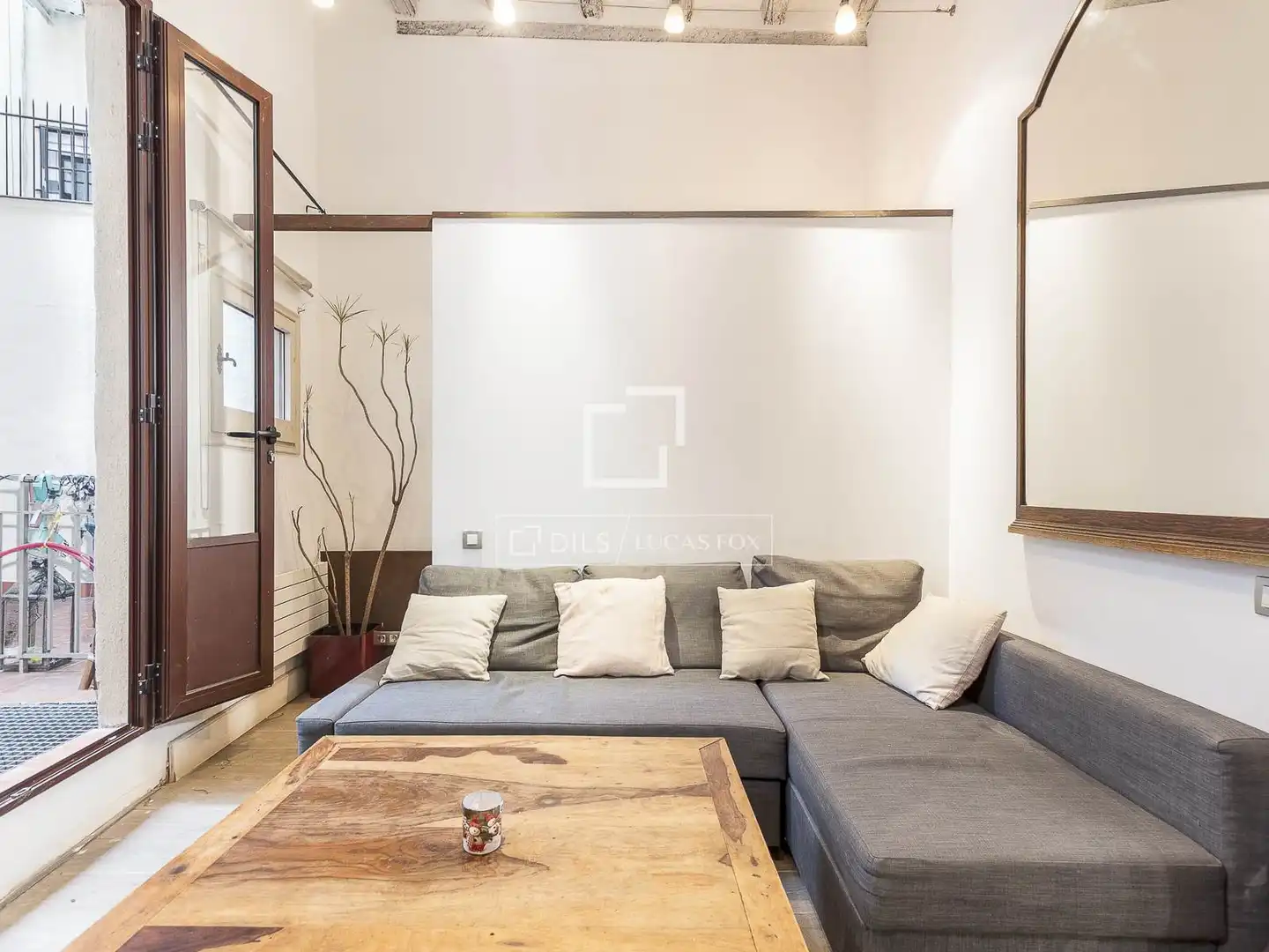 Sala de estar de Piso en venta en Barcelona con Aire acondicionado, Calefacción y Terraza