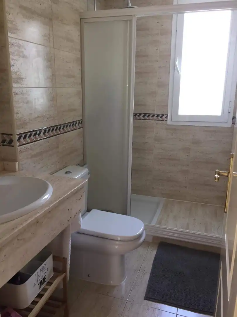 Bathroom of Flat for rent in Marbella  with Air Conditioner, Furnished and Oven
