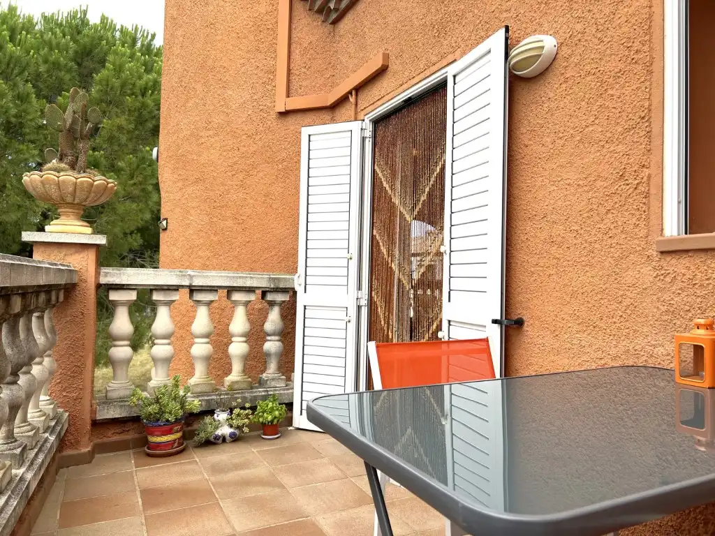 Balcony of Flat for sale in Torroella de Fluvià  with Air Conditioner