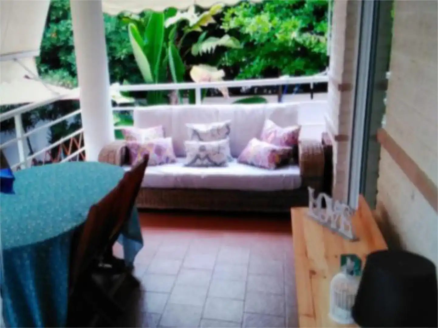 Terrasse von Wohnung zum Verkauf in Elda mit Klimaanlage, Privatgarten und Parkett