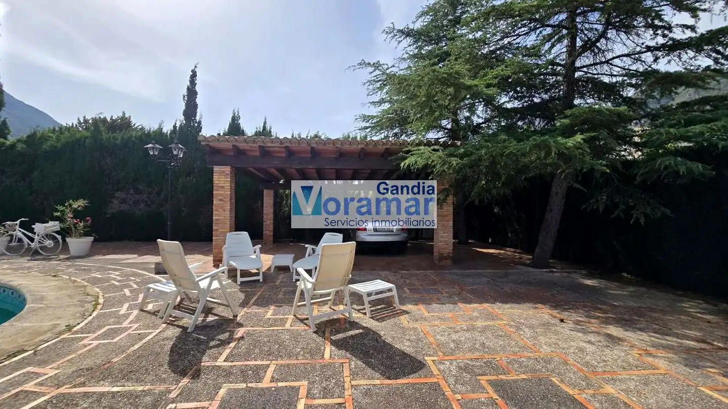 Jardín de Casa o chalet de alquiler en Barx con Jardín privado, Terraza y Piscina
