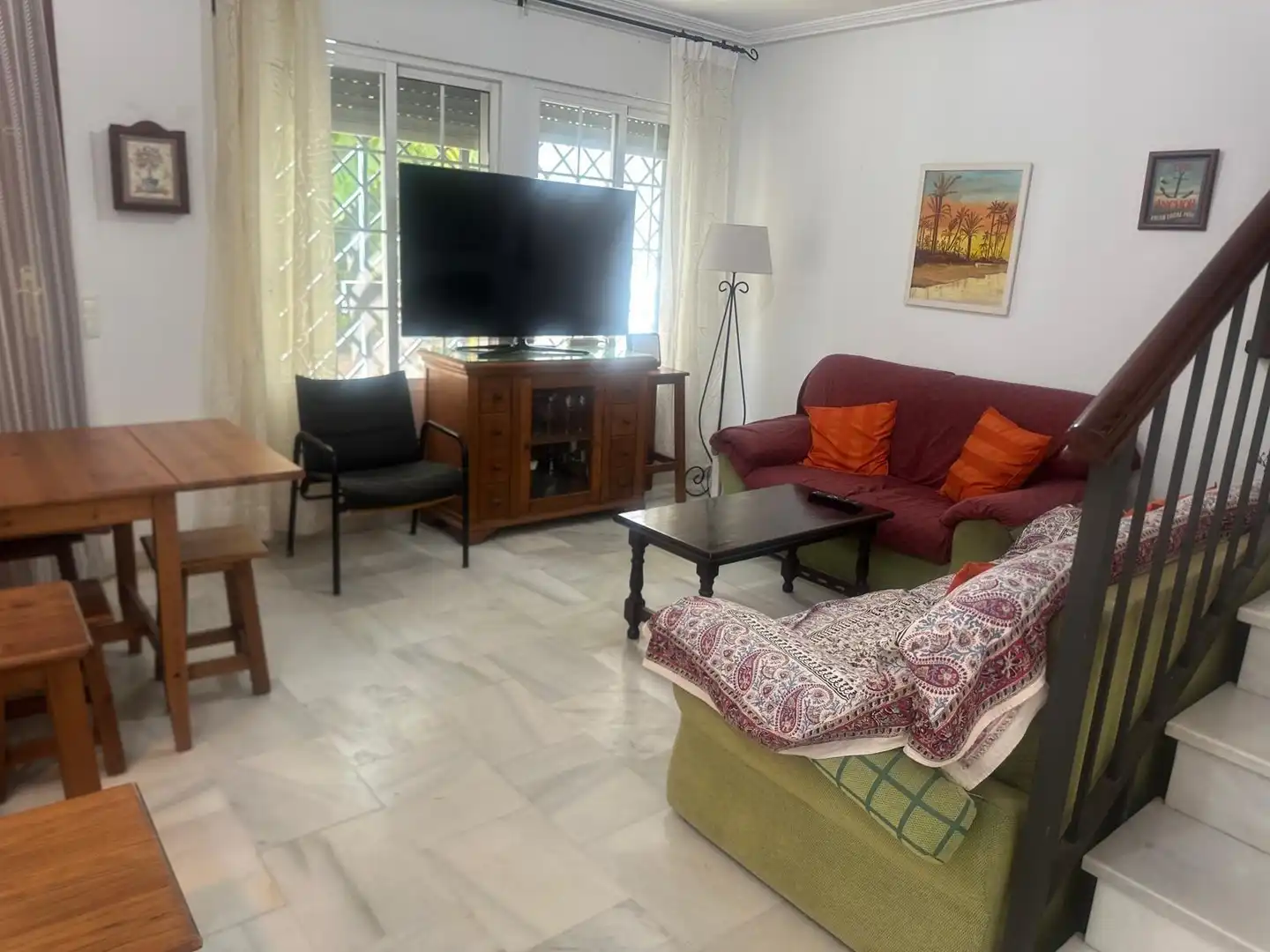 Sala de estar de Casa adosada en venta en Chiclana de la Frontera