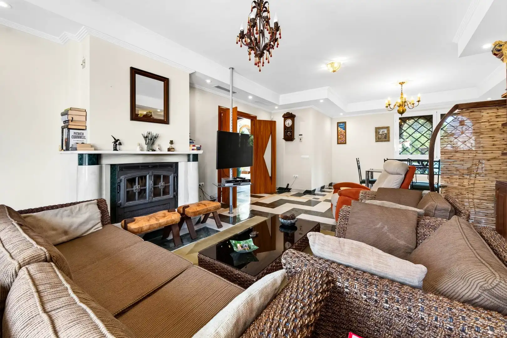 Sala d'estar de Casa o xalet en venda en Churriana