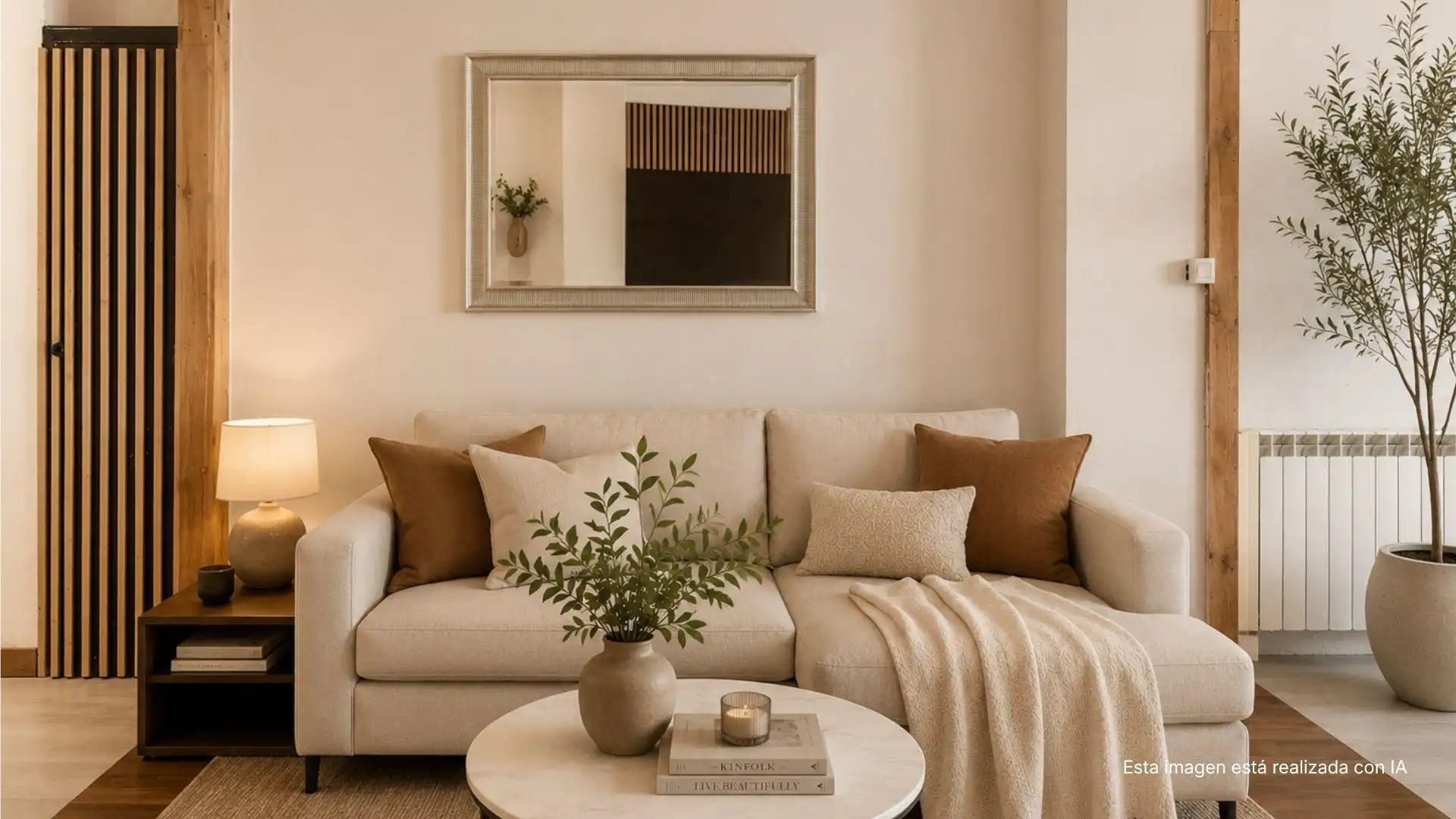 Sala de estar de Piso en venta en Badalona