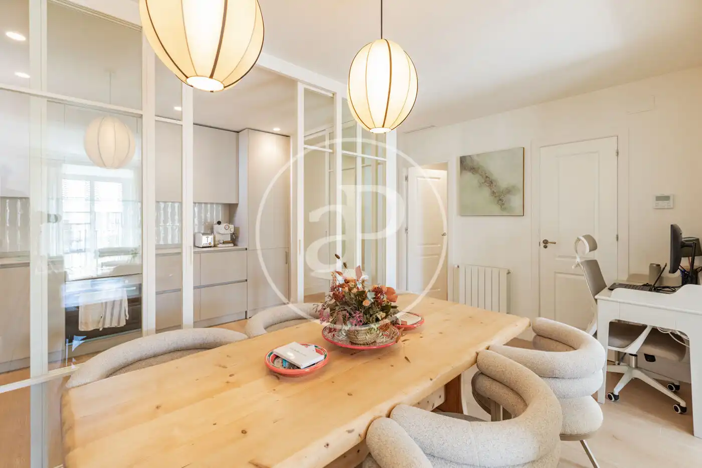 Dining room of Flat for sale in Madrid  with Air Conditioner, Heating and Storage room