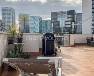 Terrace of Attic to rent in L'Hospitalet de Llobregat  with Air Conditioner, Heating and Parquet flooring