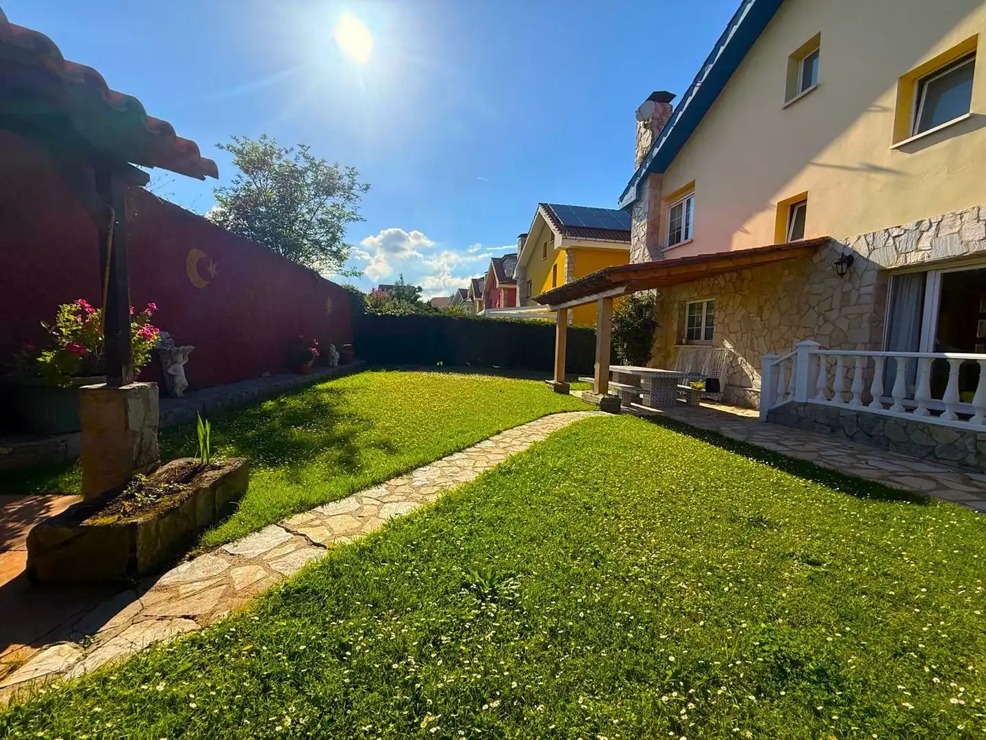 Jardín de Casa o chalet en venta en Gijón  con Calefacción, Terraza y Piscina