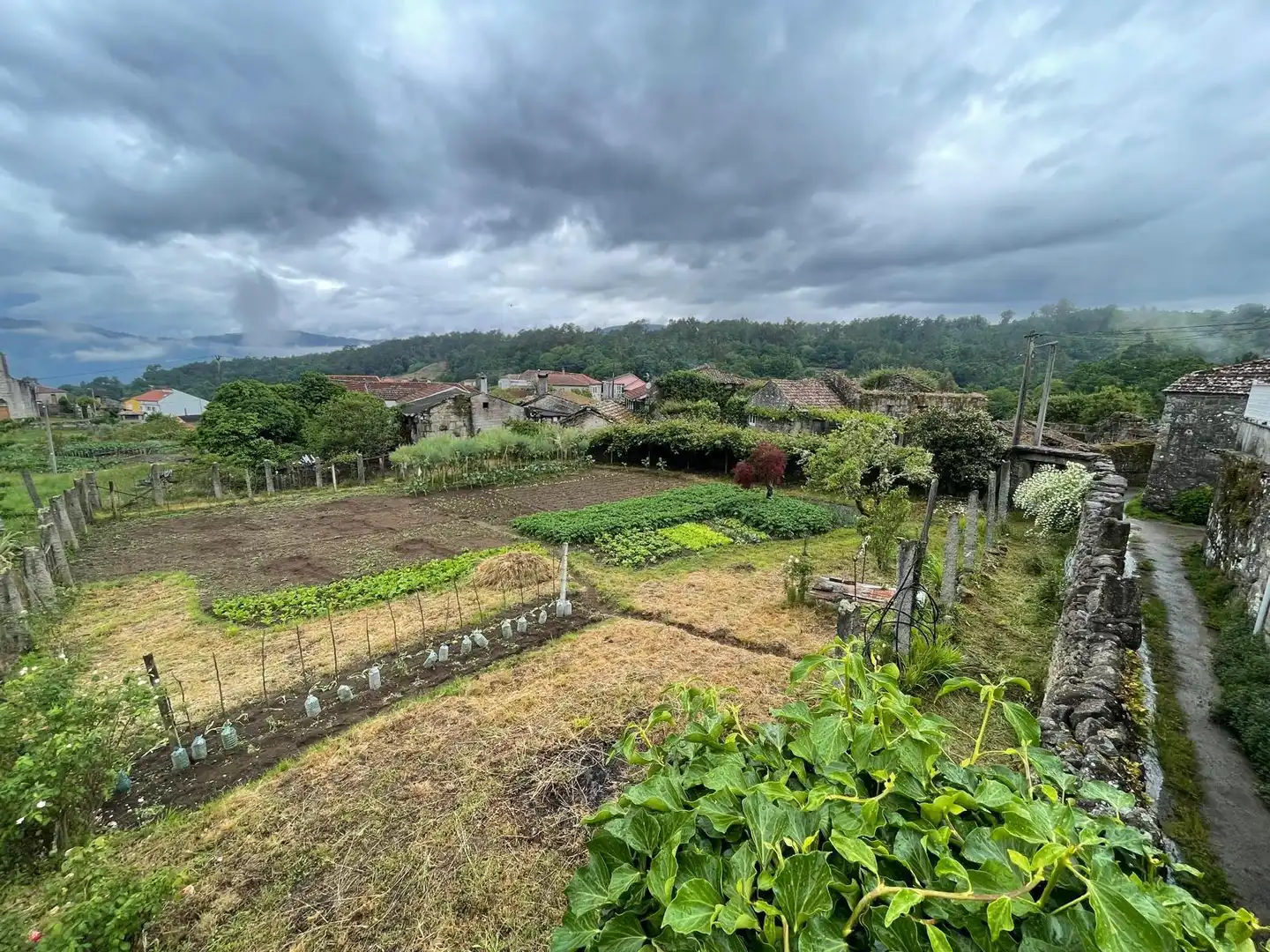 Garden of Houses for sale in Cortegada  with Private garden, Terrace and Balcony