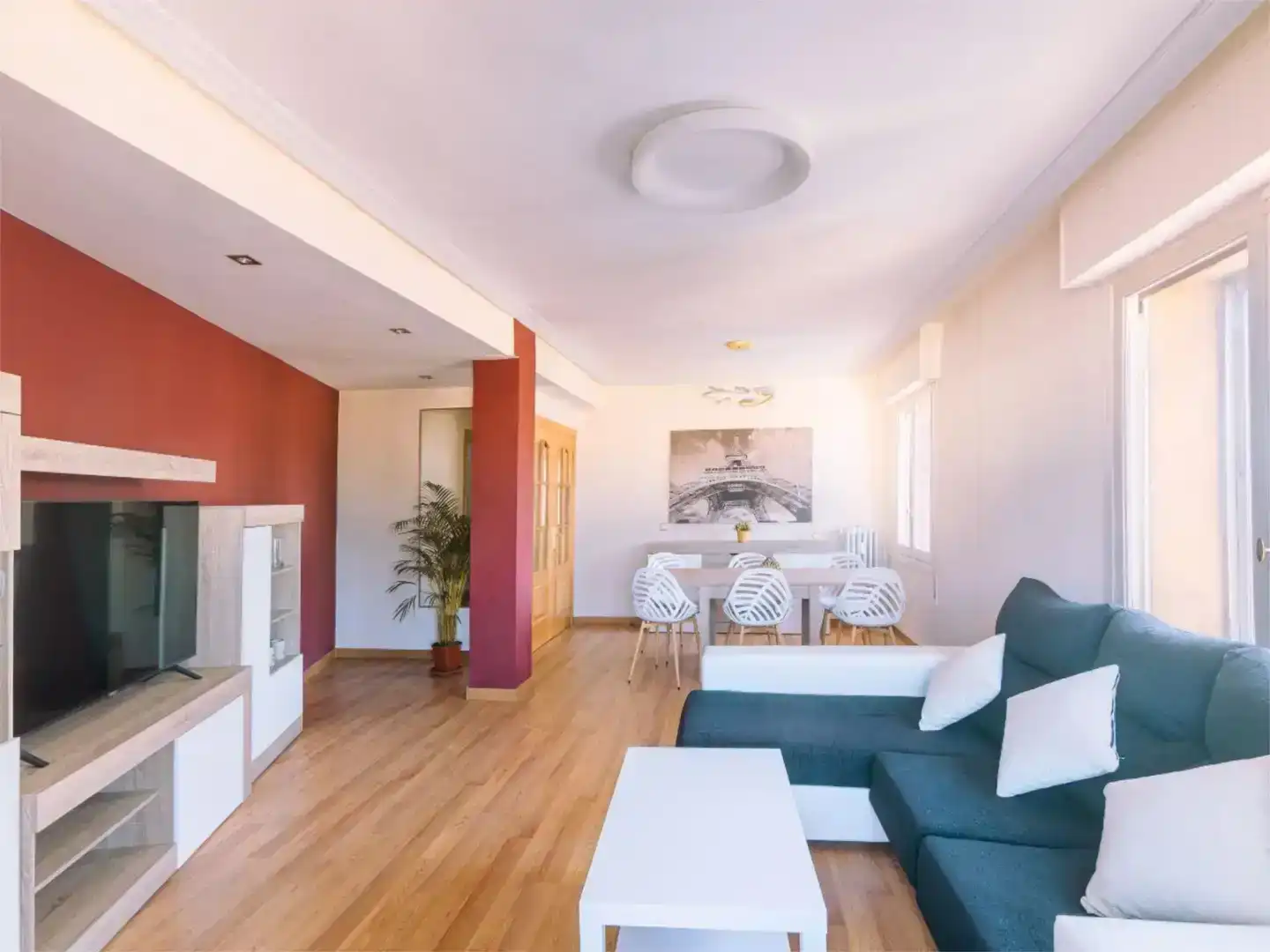Wohnzimmer von Wohnung zur Miete in Haro mit Balkon