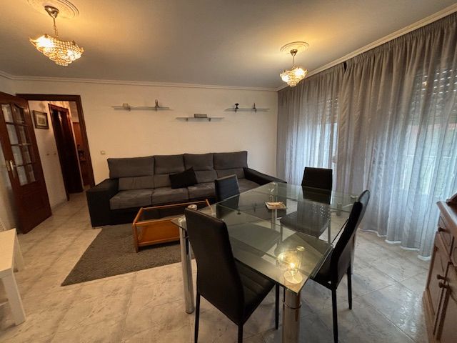 Living room of Flat for rent in Ferrol  with Heating, Terrace and Furnished