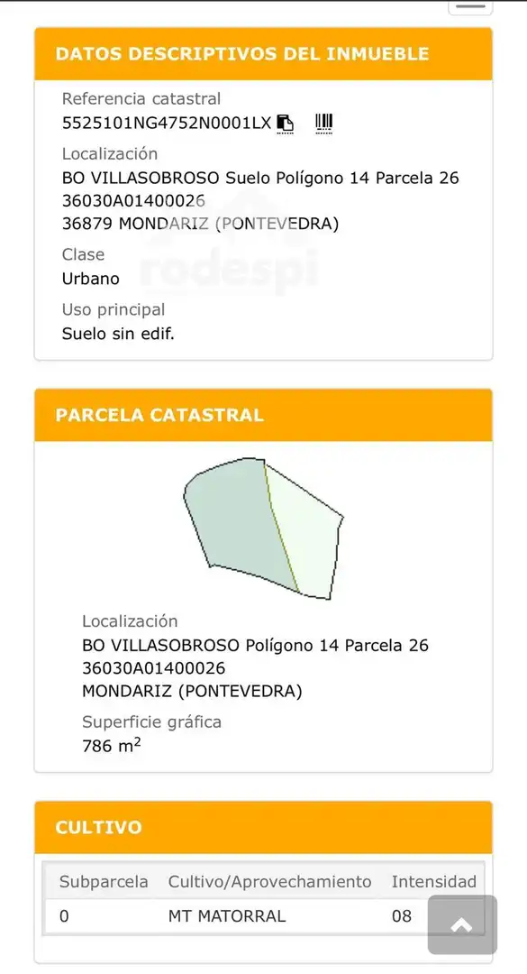 Terreno rústico en venta en Mondariz, imagen 8