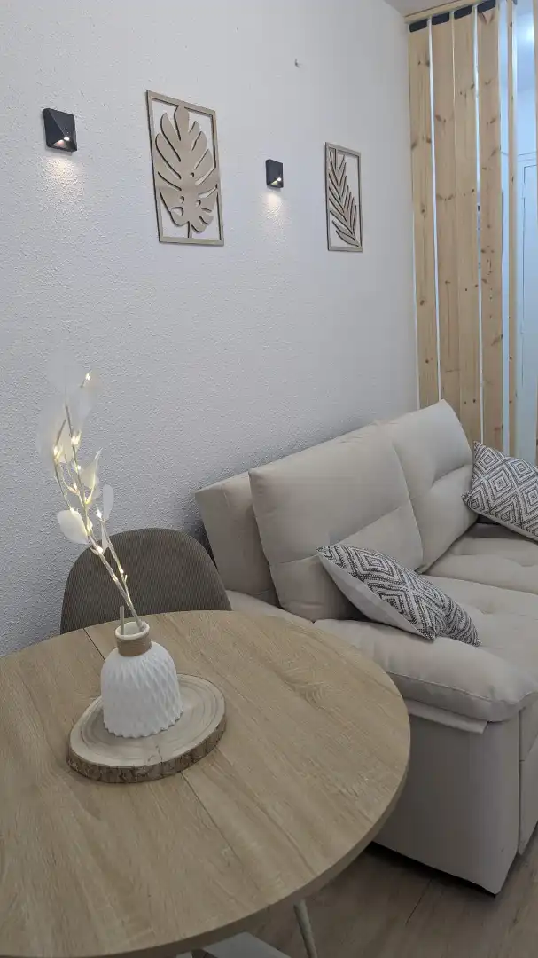 Sala de estar de Piso en venta en Barcelona con Aire acondicionado, Parquet y Amueblado