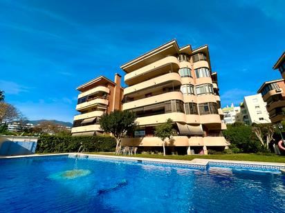 Exterior view of Apartment for sale in Benalmádena  with Parquet flooring, Terrace and Community pool