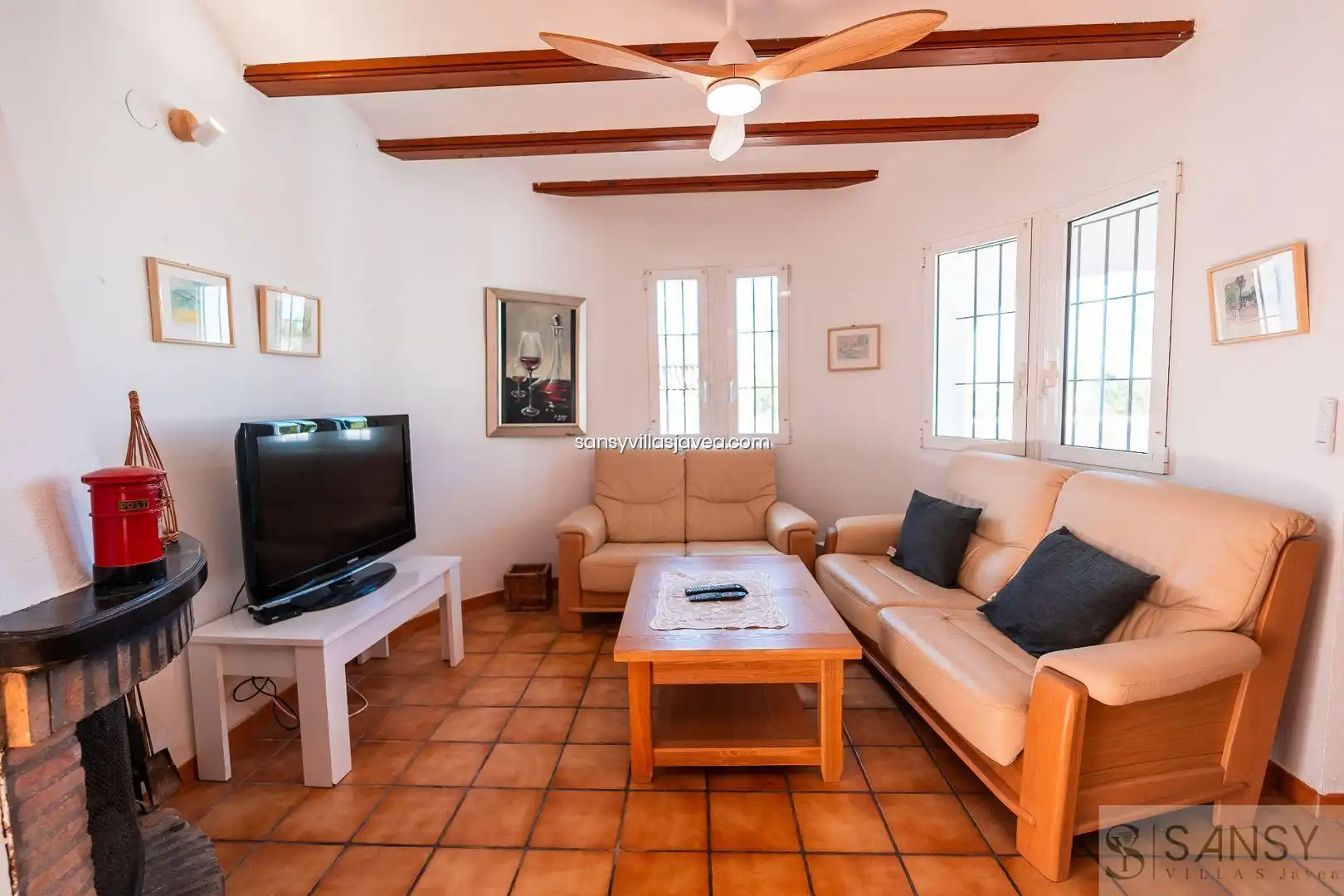 Living room of Houses for sale in Jávea / Xàbia  with Storage room