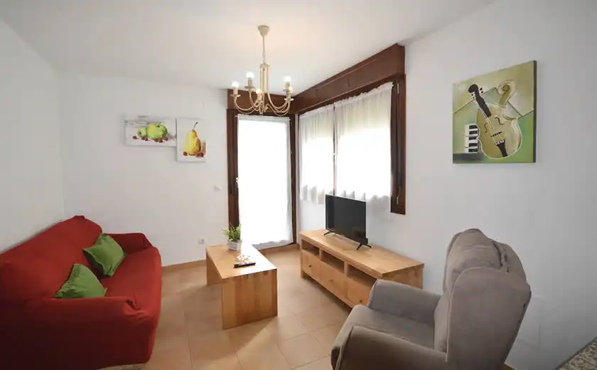 Sala de estar de Apartamento de alquiler en Llanes con Calefacción, Amueblado y Horno
