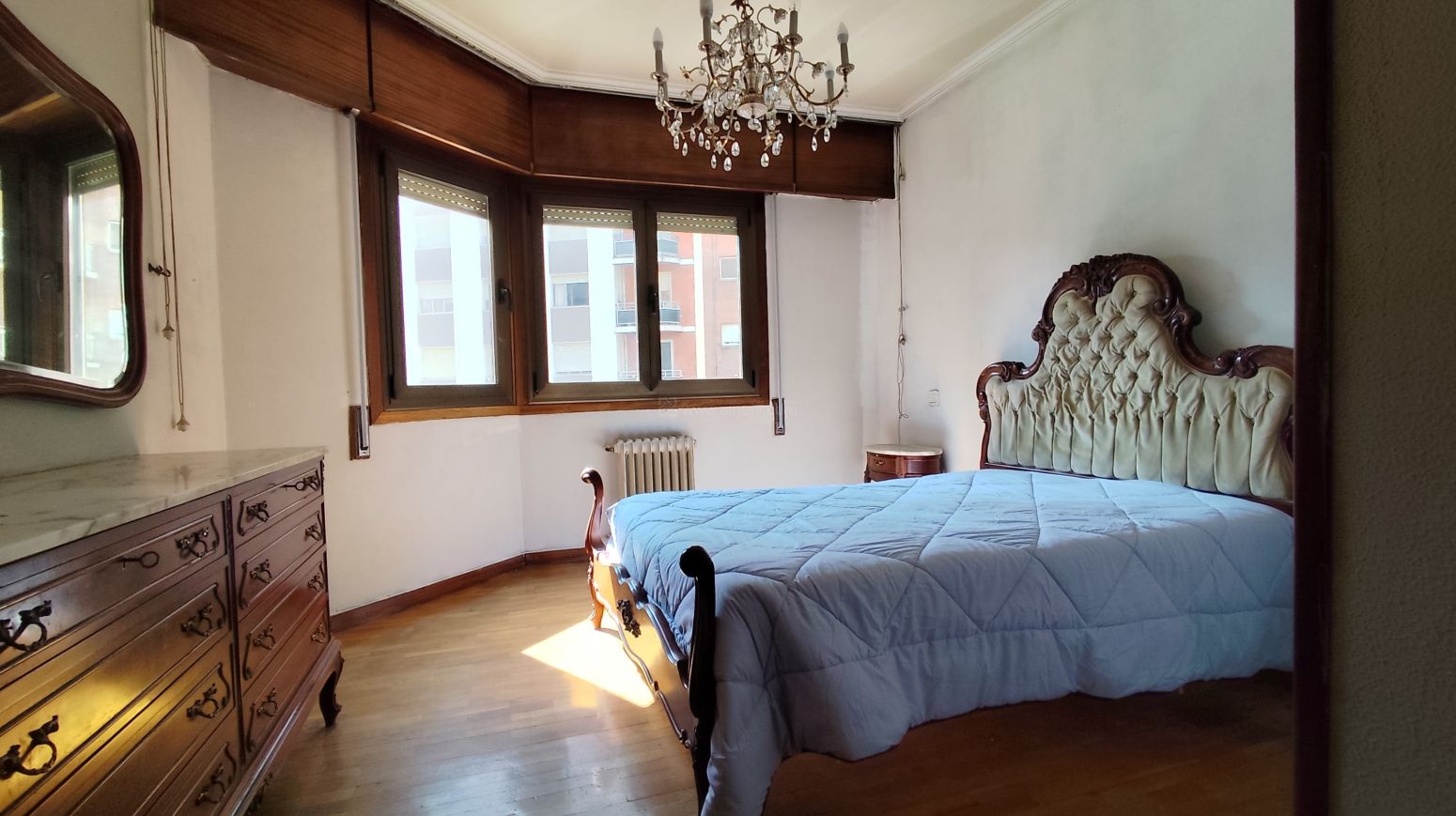 Bedroom of Flat for sale in  Logroño  with Heating, Parquet flooring and Terrace