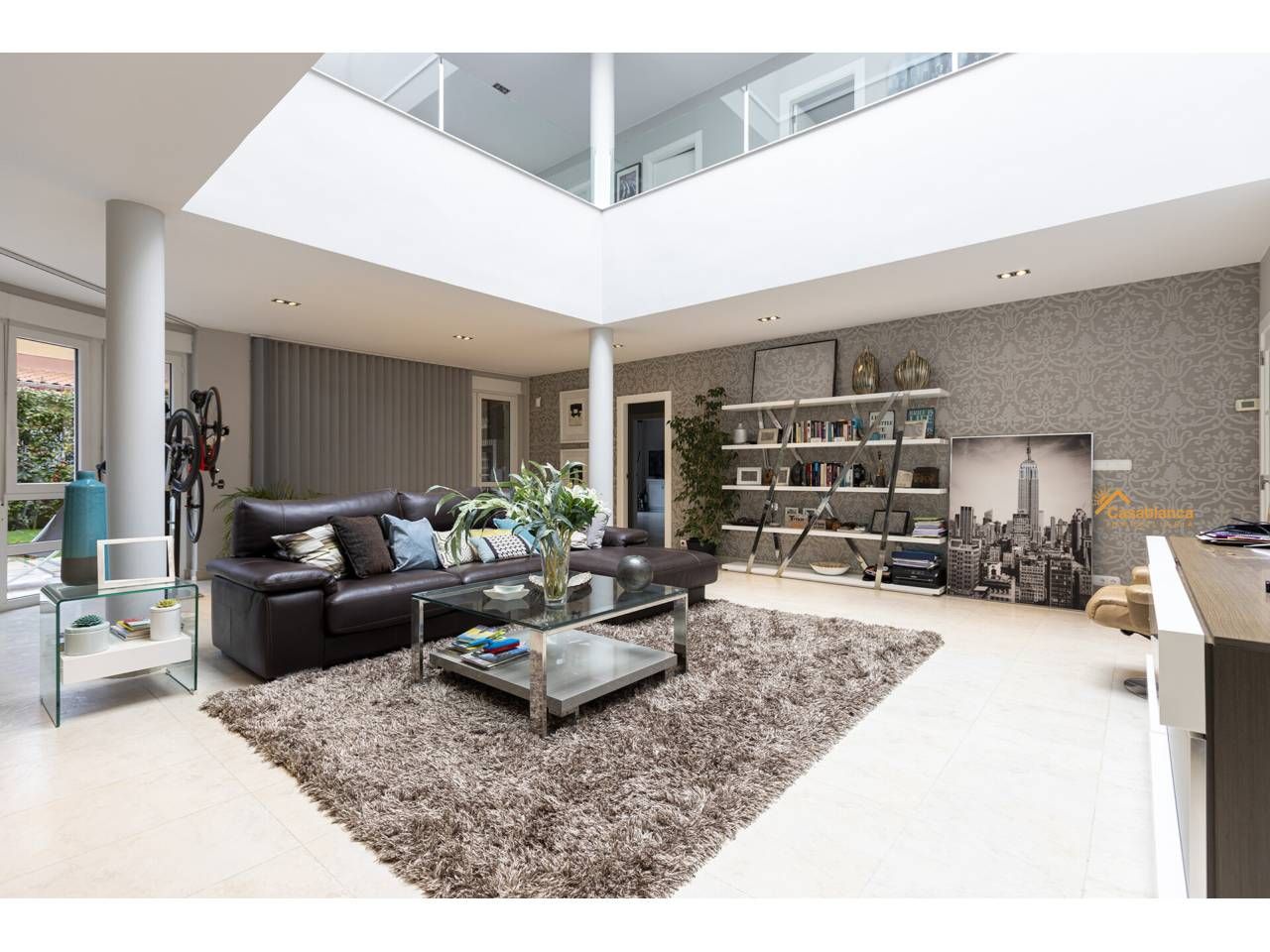 Sala d'estar de Casa o xalet en venda en Cardeñajimeno amb Calefacció, Jardí privat i Terrassa