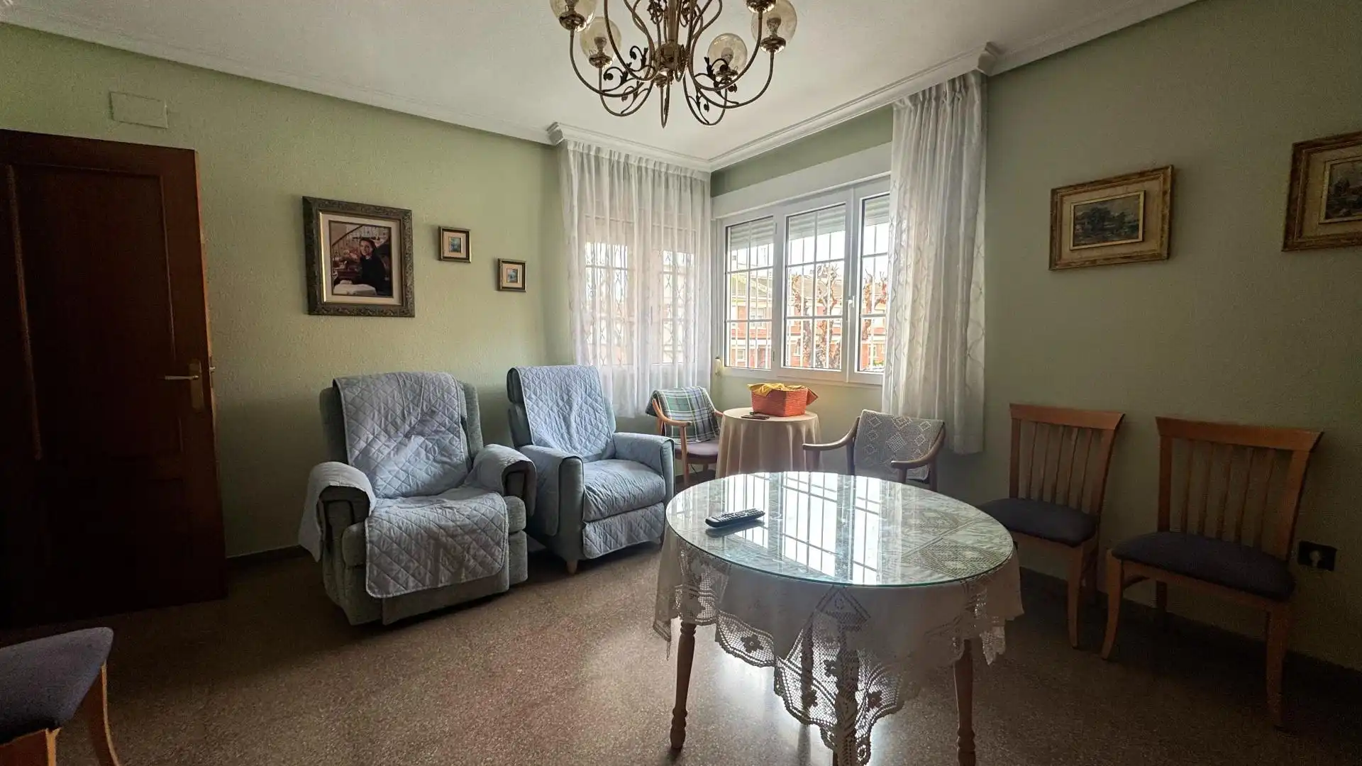 Sala de estar de Casa adosada en venta en Sax con Aire acondicionado, Calefacción y Terraza