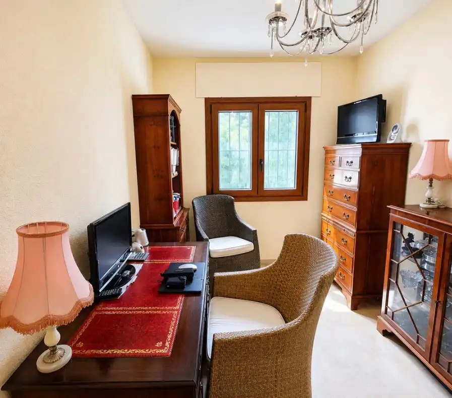 Wohnzimmer von Wohnung zum Verkauf in Manilva mit Terrasse, Möbliert und Ofen