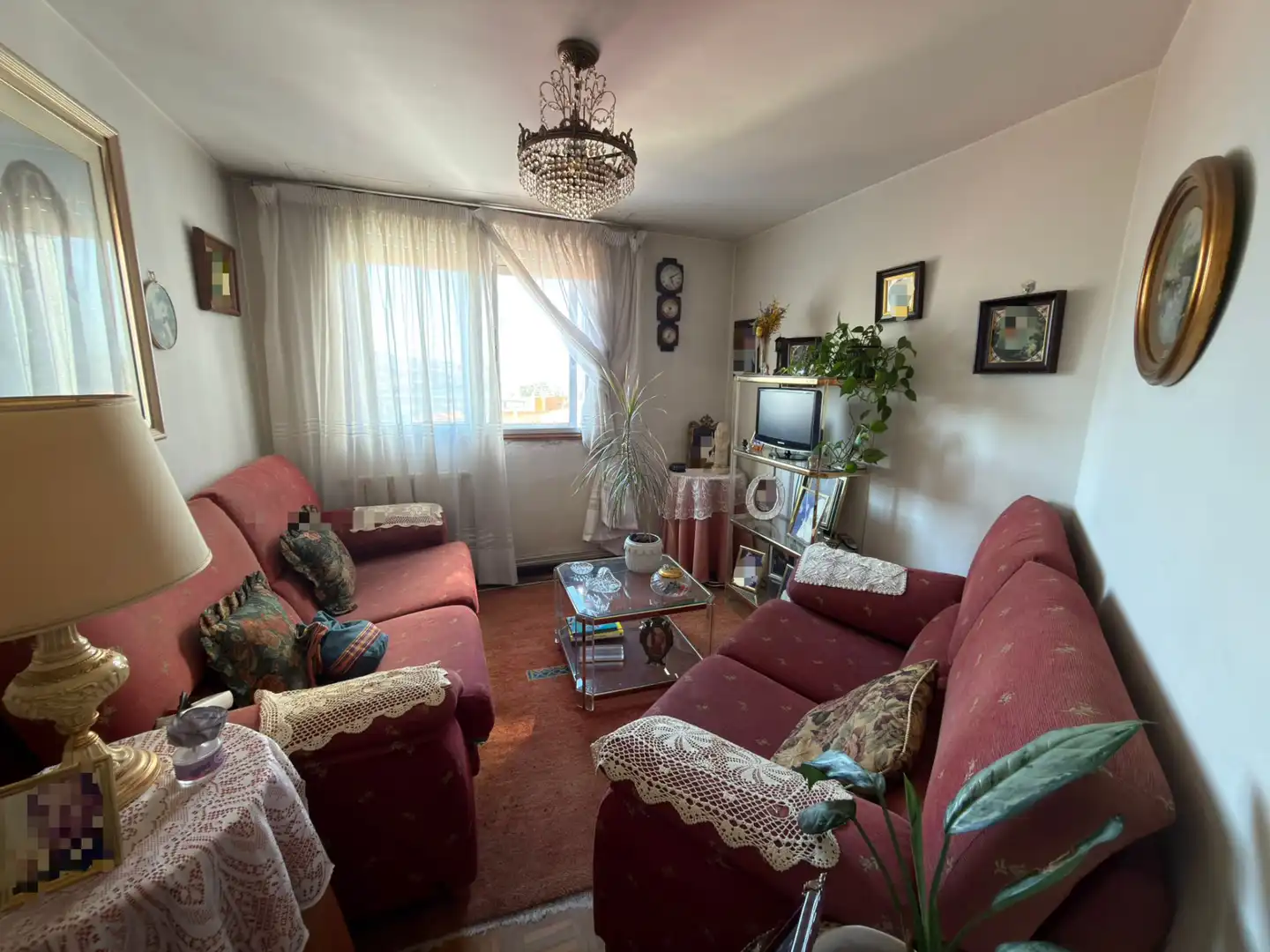 Sala de estar de Piso en venta en Pontevedra Capital  con Calefacción, Parquet y Horno