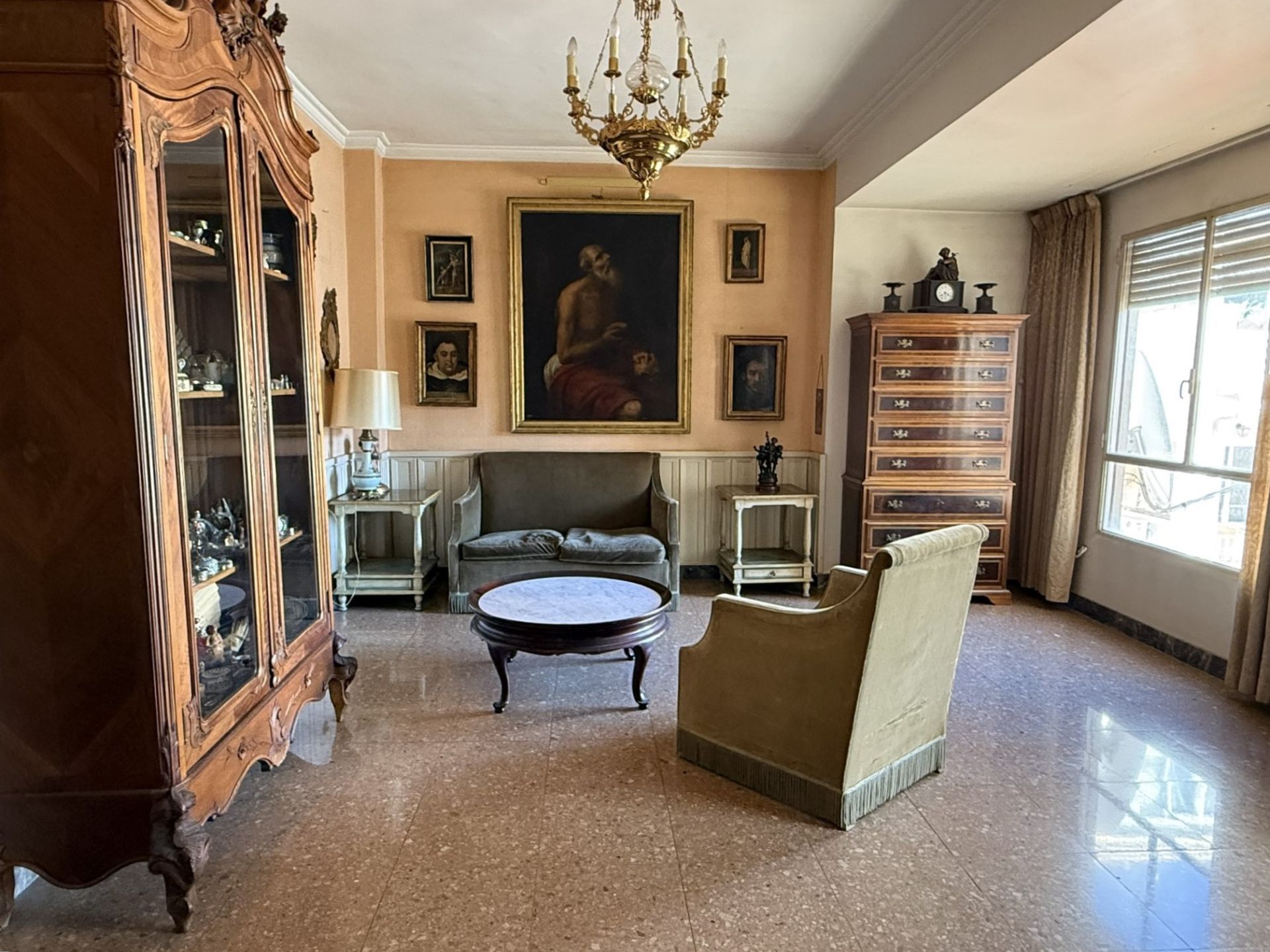 Living room of Flat for sale in Alcoy / Alcoi  with Air Conditioner, Heating and Terrace