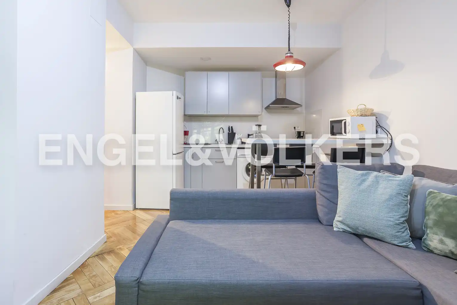 Kitchen of Flat for rent in Madrid  with Heating, Parquet flooring and Furnished
