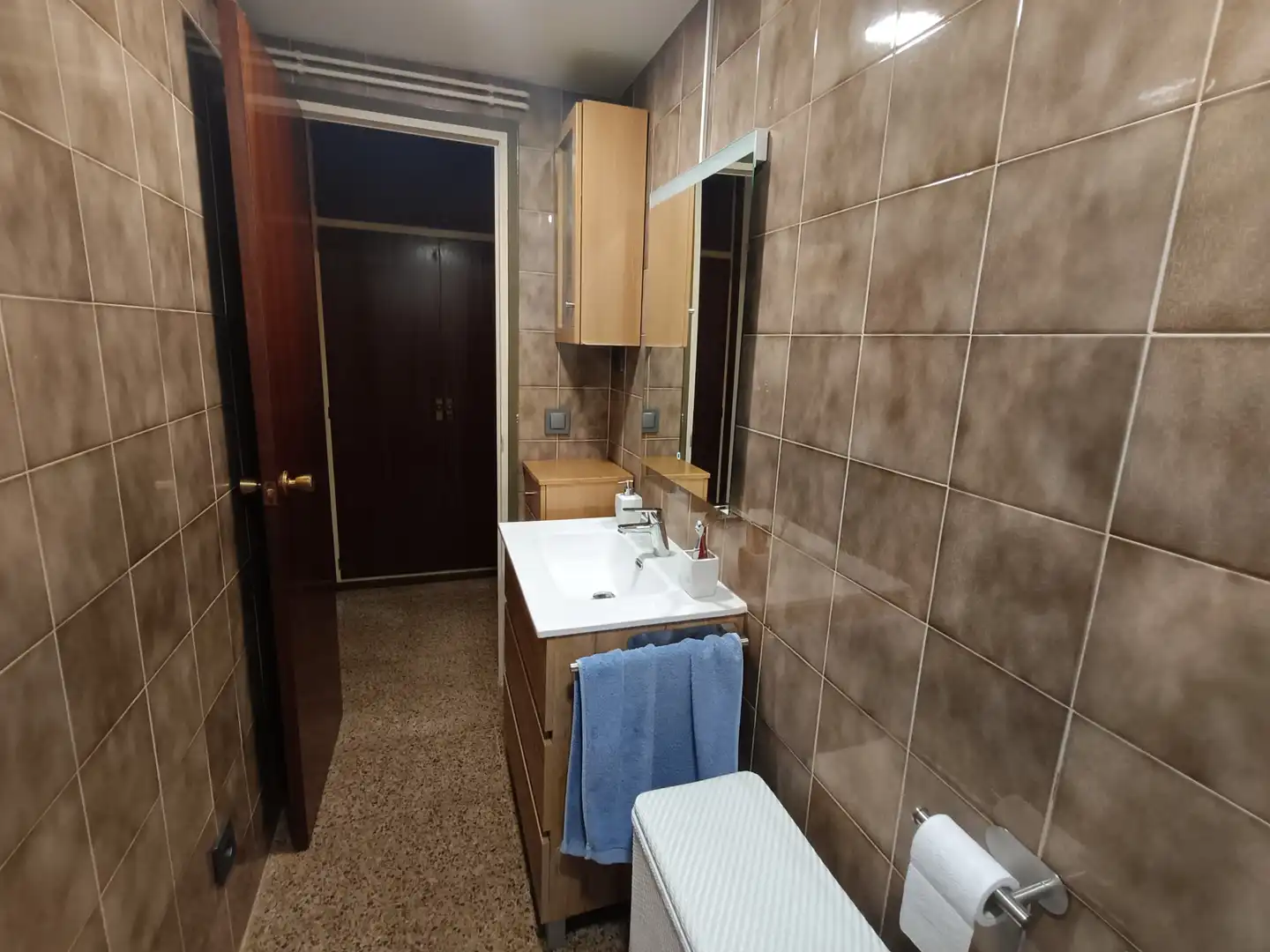 Baño de Piso de alquiler en Cunit con Terraza, Amueblado y Horno