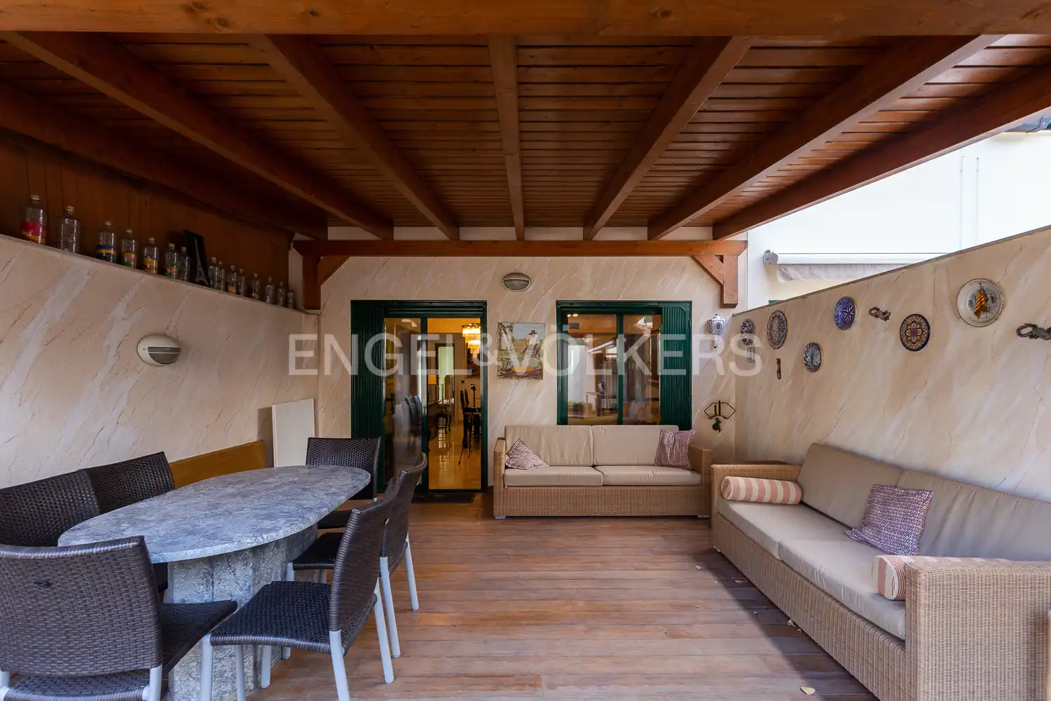 Terraza de Casa adosada en venta en Valencia con Aire acondicionado, Calefacción y Jardín privado