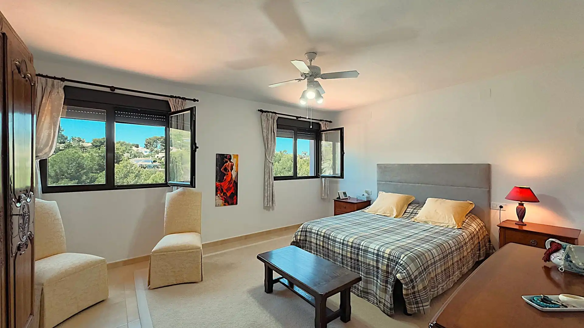 Bedroom of Houses for sale in Jávea / Xàbia  with Air Conditioner, Heating and Private garden