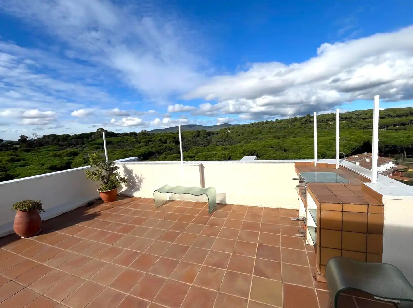 Terrasse von Dachboden zum Verkauf in Palamós mit Terrasse und Möbliert