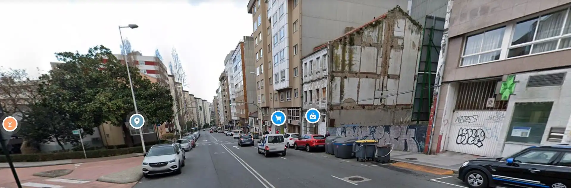 Vista exterior de Edificio en venta en A Coruña Capital 
