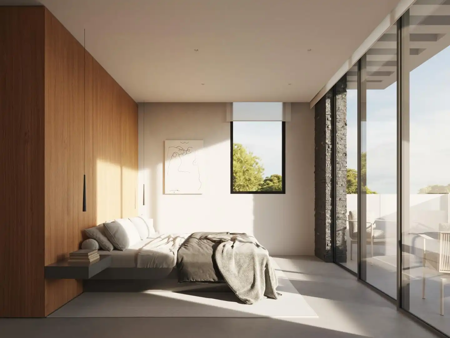 Bedroom of Houses for sale in Jávea / Xàbia  with Air Conditioner, Heating and Private garden