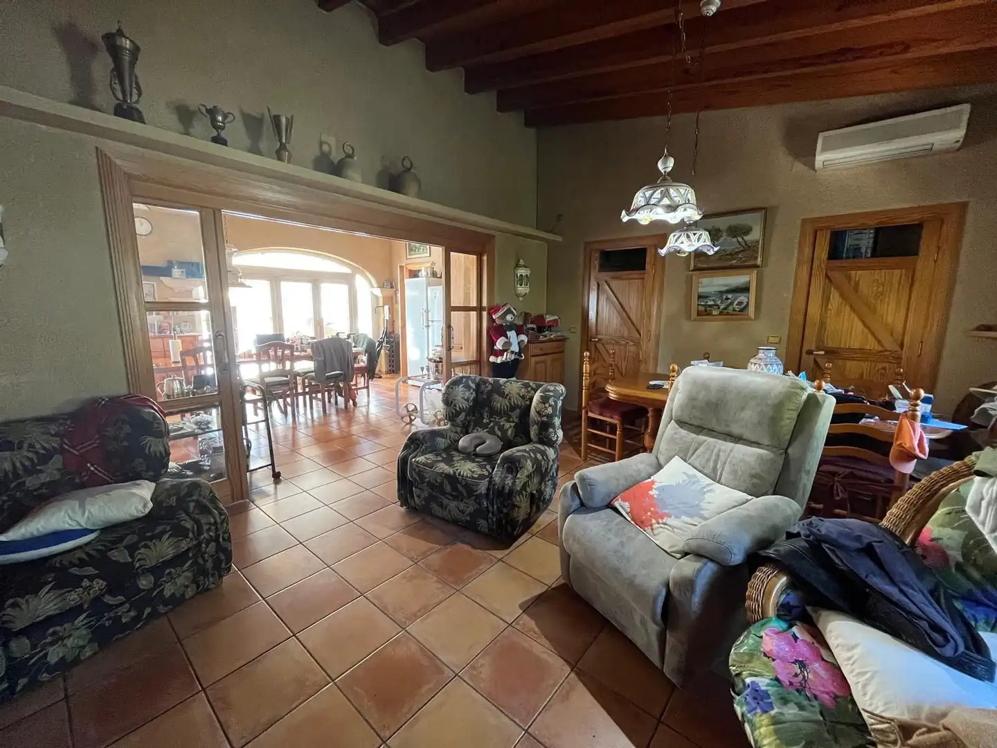 Sala d'estar de Casa o xalet en venda en L'Alfàs del Pi amb Calefacció, Jardí privat i Terrassa