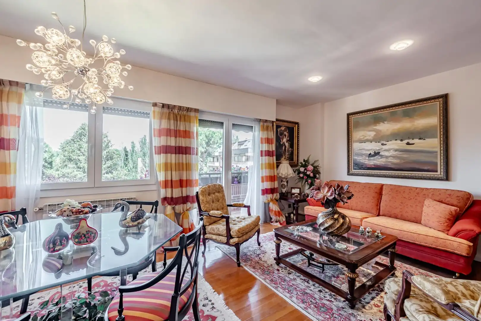 Wohnzimmer von Maisonette zum Verkauf in Majadahonda mit Heizung, Privatgarten und Terrasse
