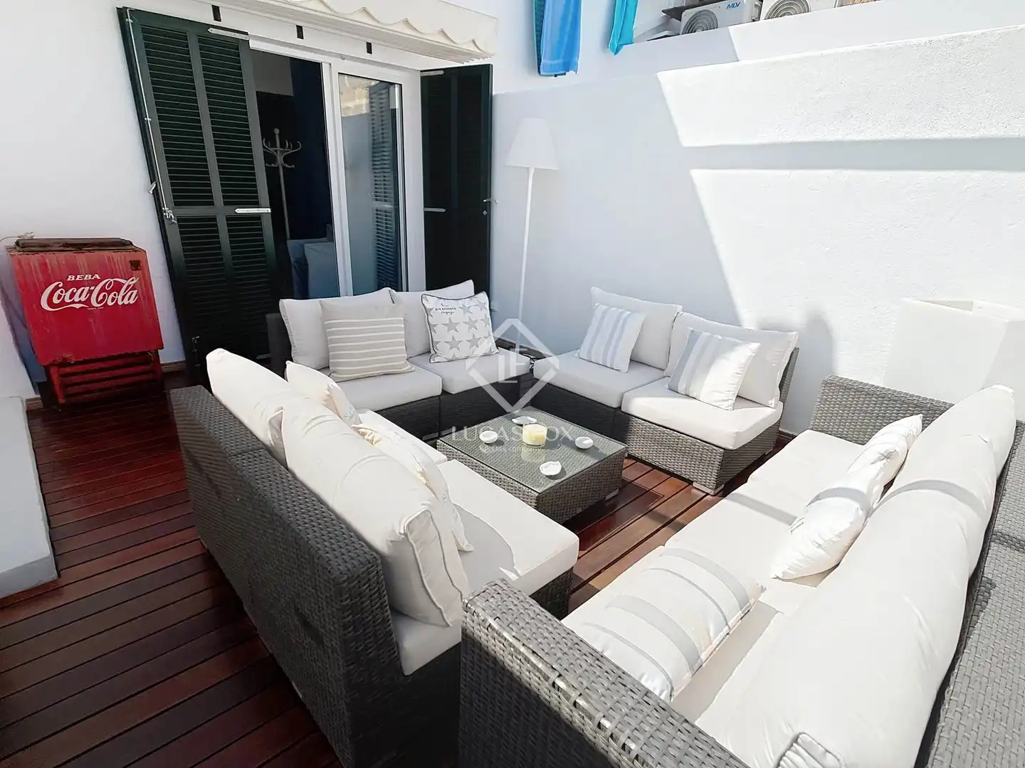 Terrasse von Haus oder Chalet zum Verkauf in Ciutadella de Menorca mit Klimaanlage, Heizung und Privatgarten