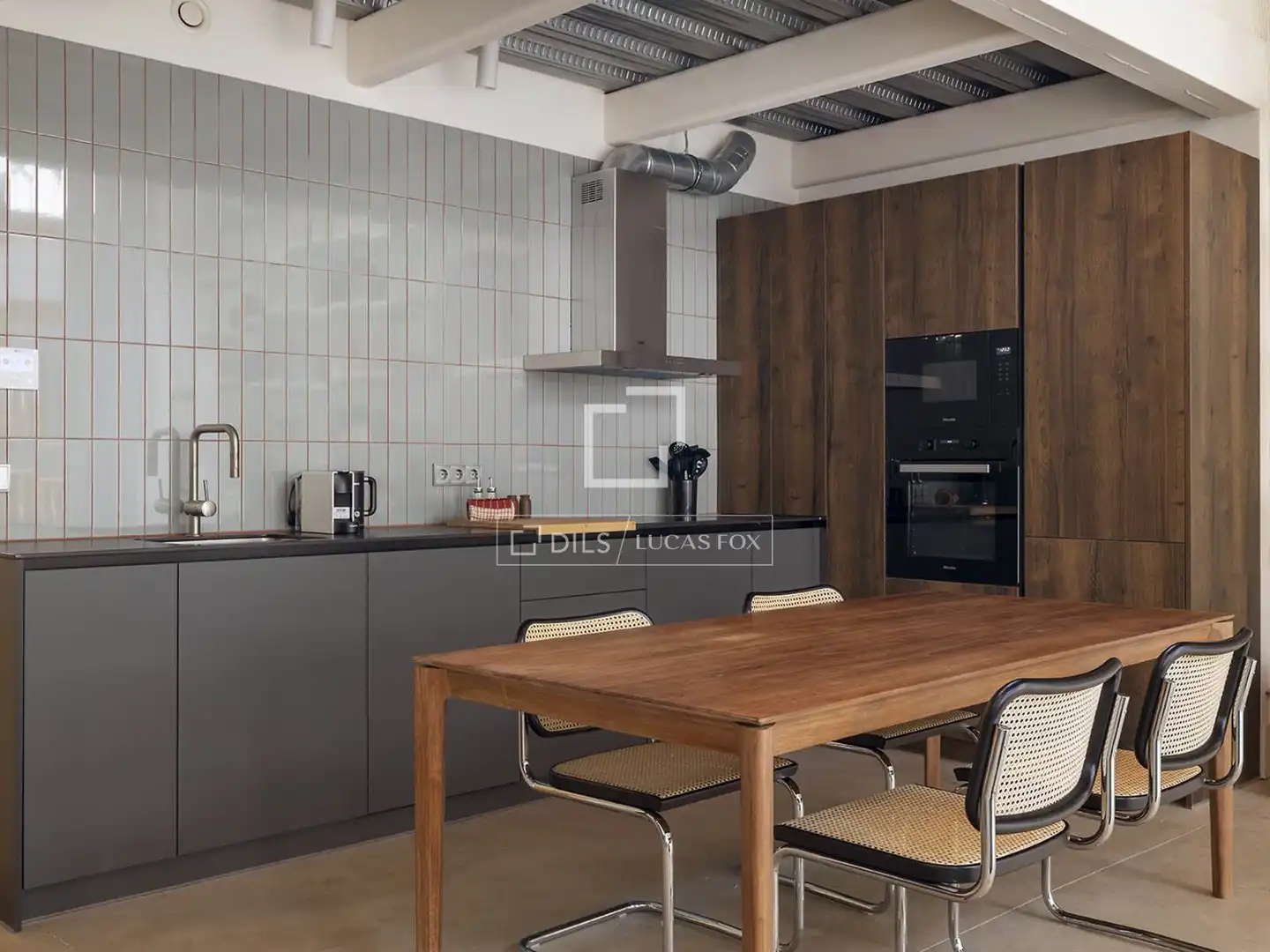 Cuina de Loft de lloguer en Barcelona amb Aire condicionat, Calefacció i Parquet