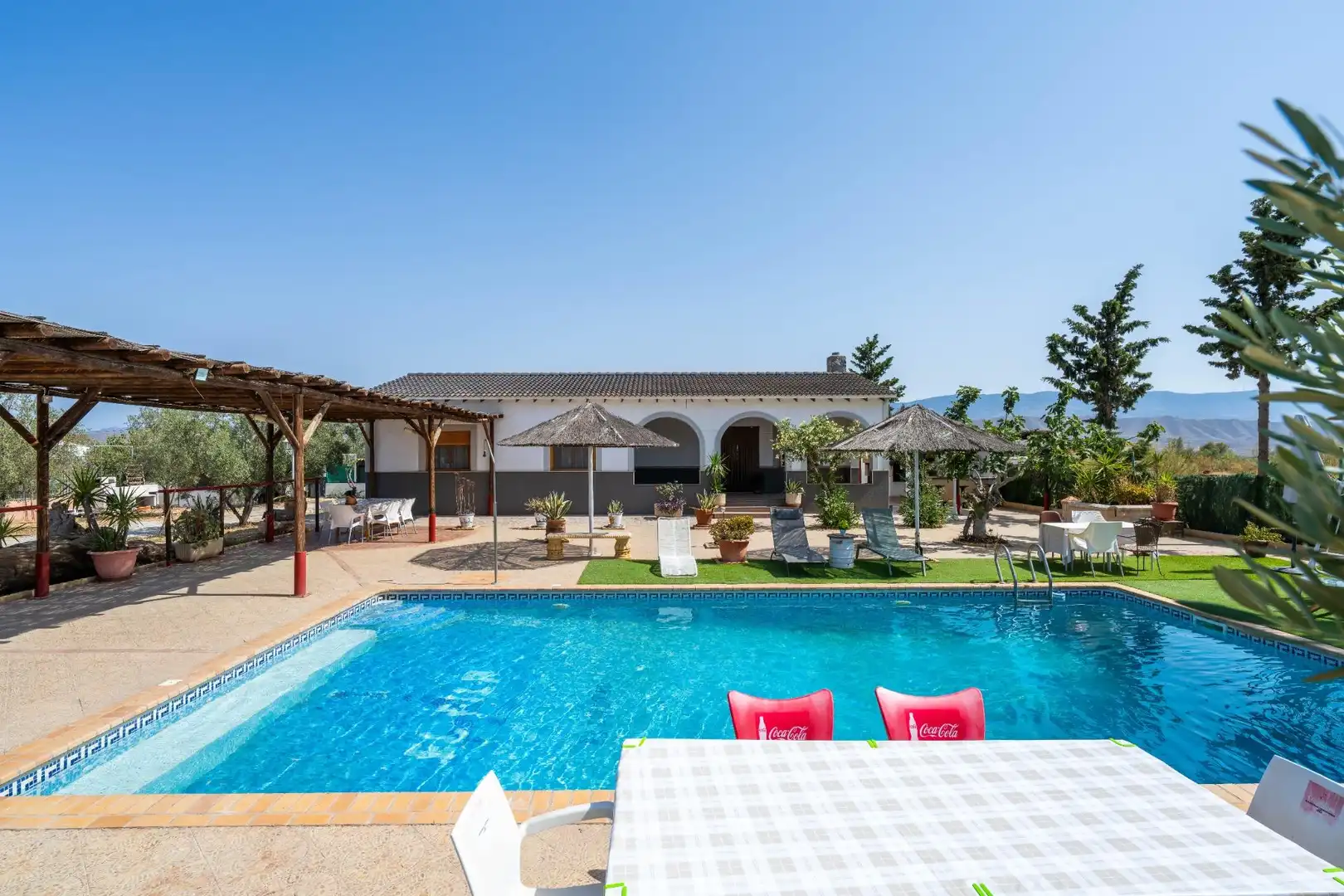 Piscina de Finca rústica en venta en Tabernas con Aire acondicionado, Jardín privado y Piscina